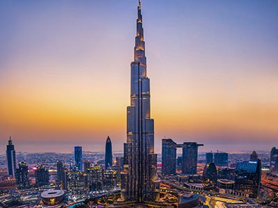 Dubai With Burj Khalifa